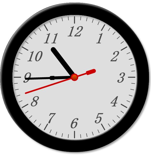 jquery css3网页时钟代码制作圆形时钟表盘样式效果
