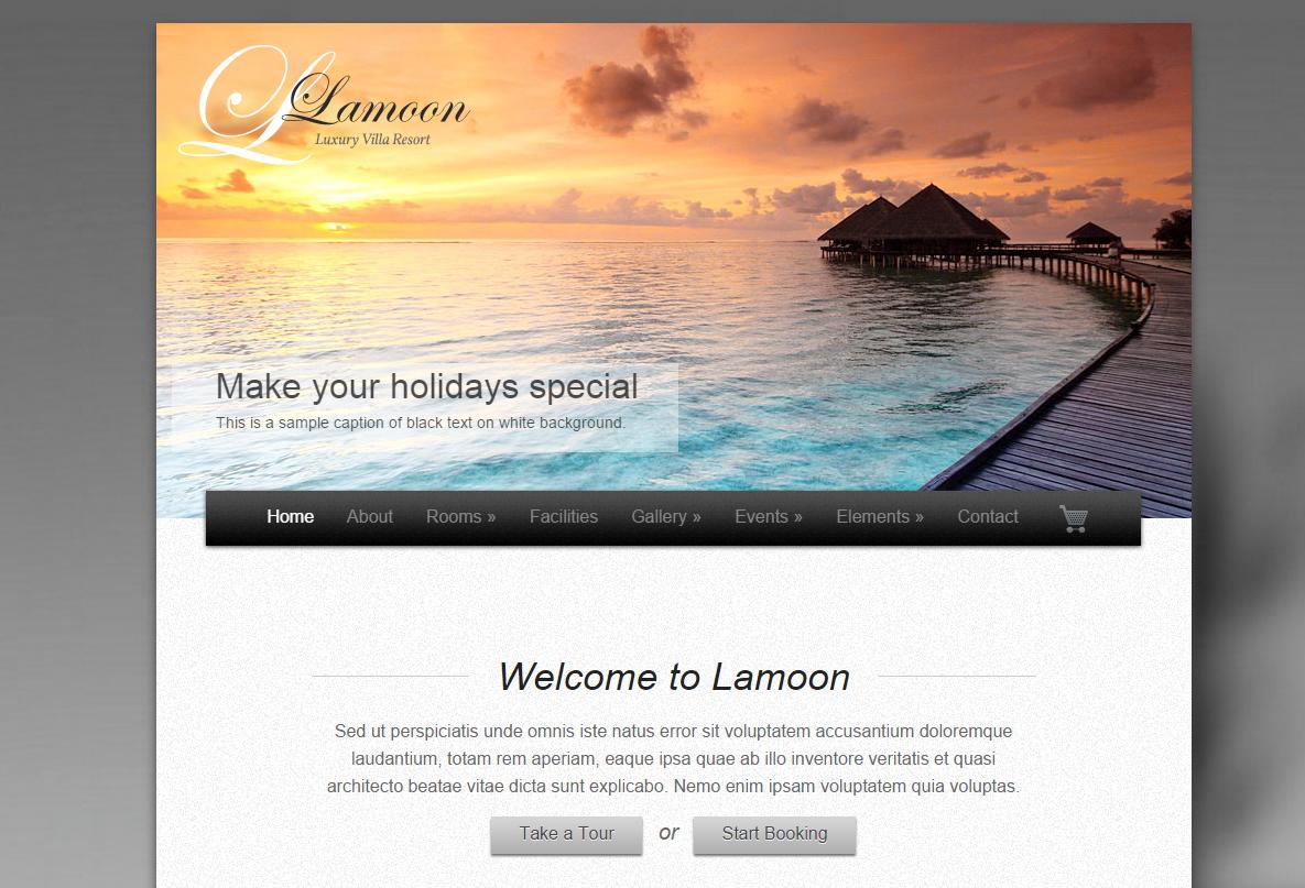 国外度假旅游网站响应式模板html