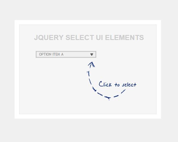 jQuery select选中点击下拉框美化UI元素设计